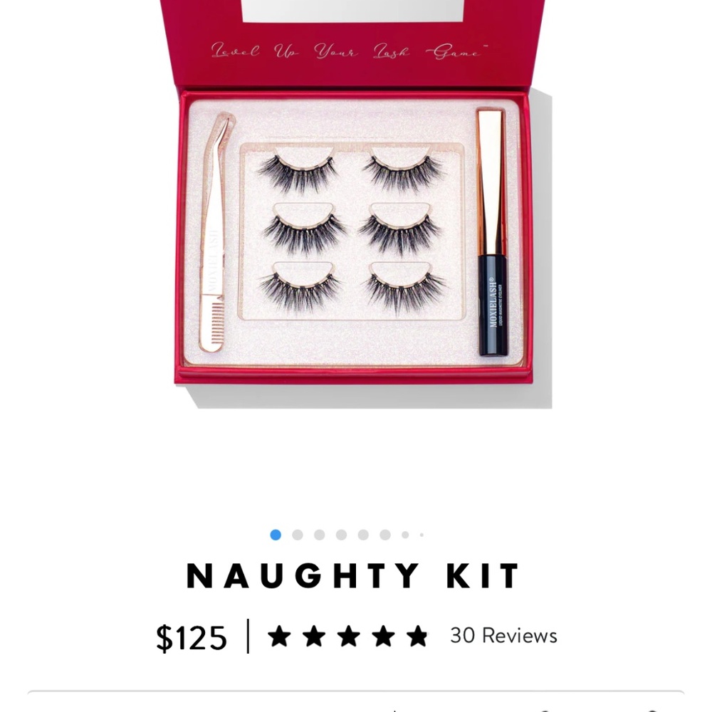 Unopened! Moxie Lash Naughty Magnetic eyelash kit